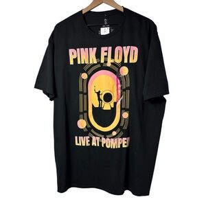 PINK FLOYD LIVE AT POMPEII MEN'S BLACK T-SHIRT SIZE 2XL BRAND NEW WITH TAGS